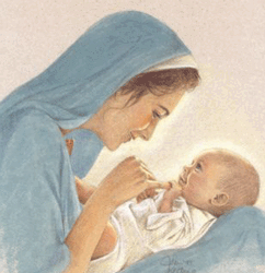 Maria Santíssima e o Menino Jesus